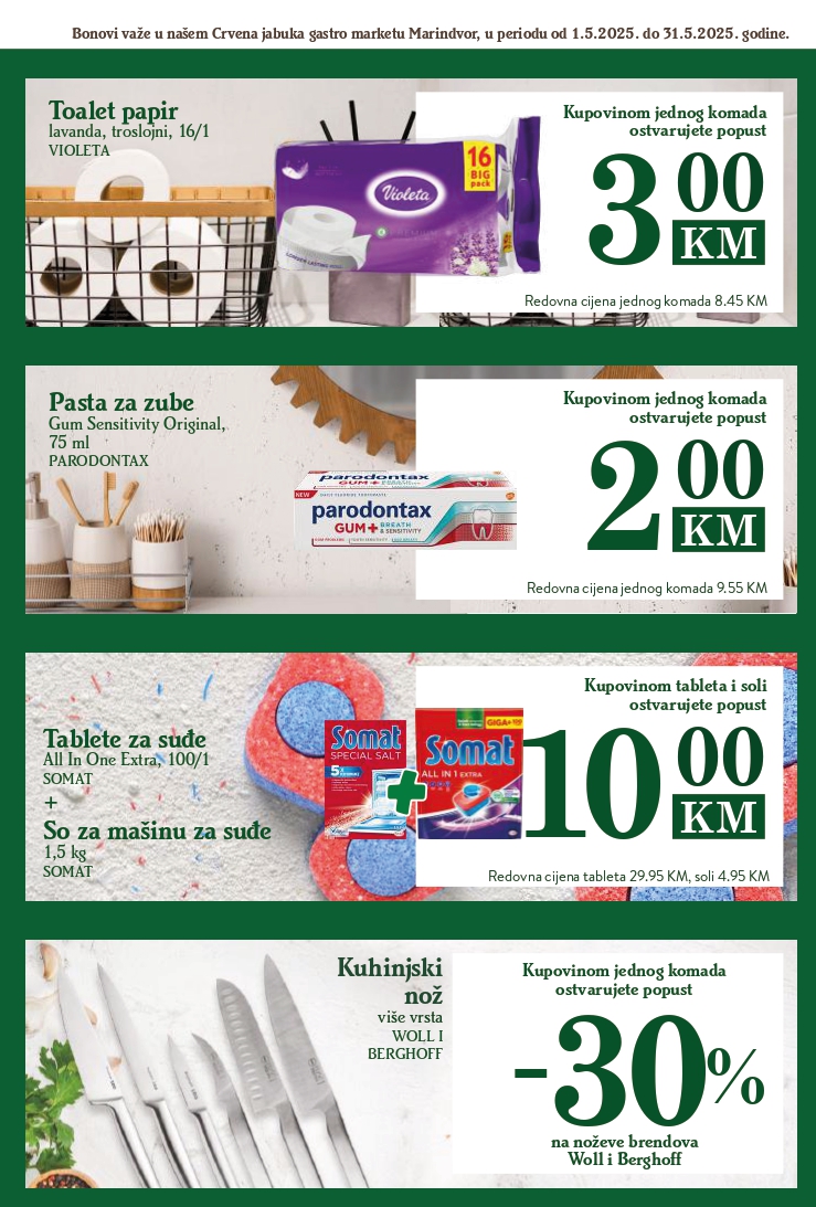 Crvena jabuka GASTRO MARKET 1-31.5.2025.