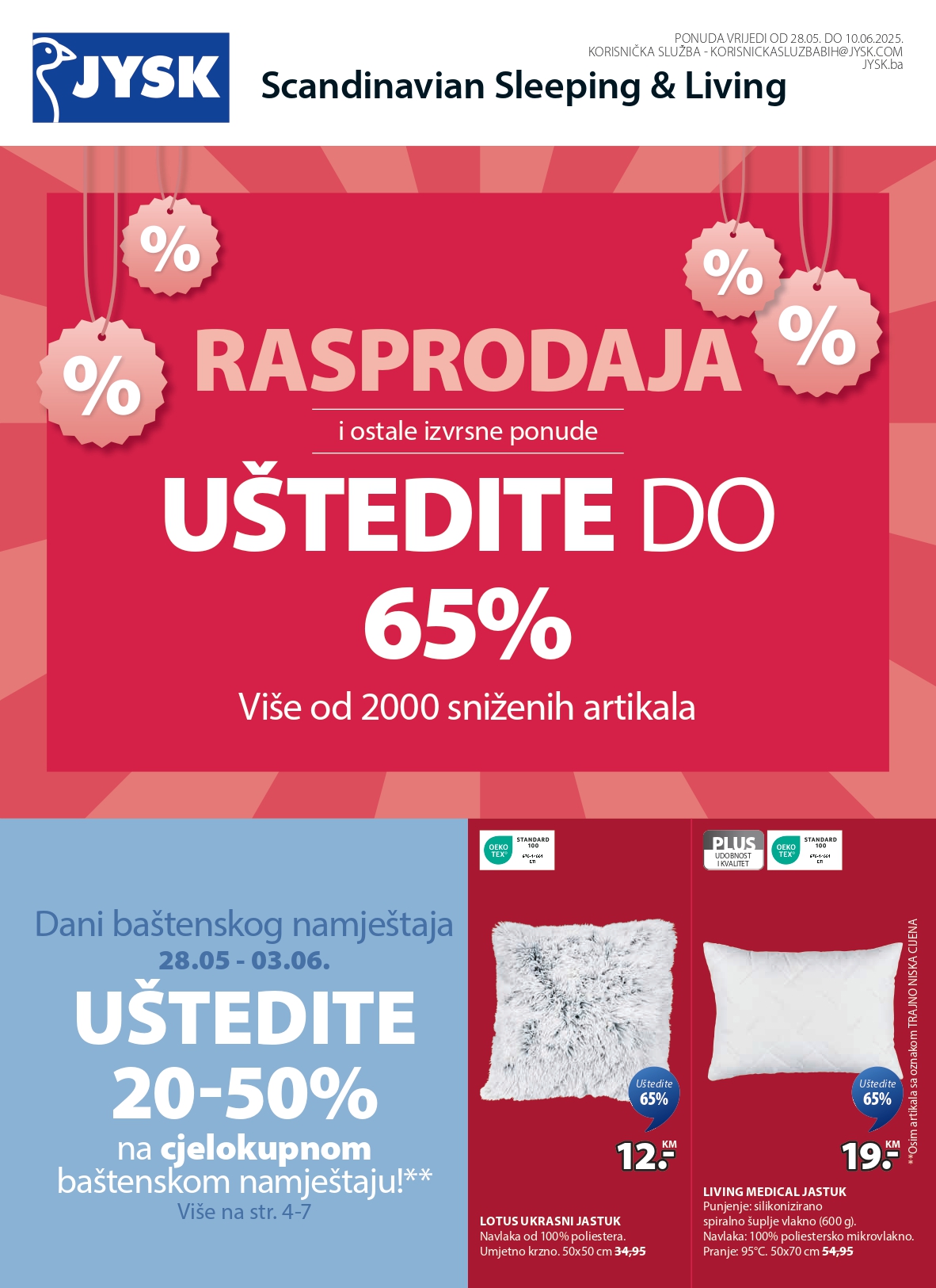 Jysk katalog RASPRODAJA 28.5-10.6.2025.