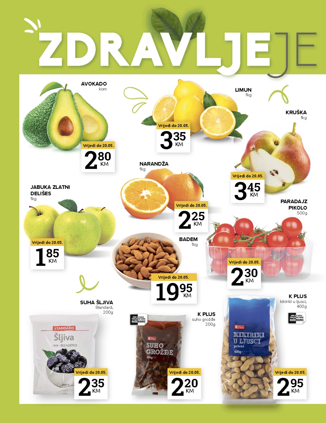 Konzum katalog ZDRAVE NAMIRNICE 13-26.5.2025.