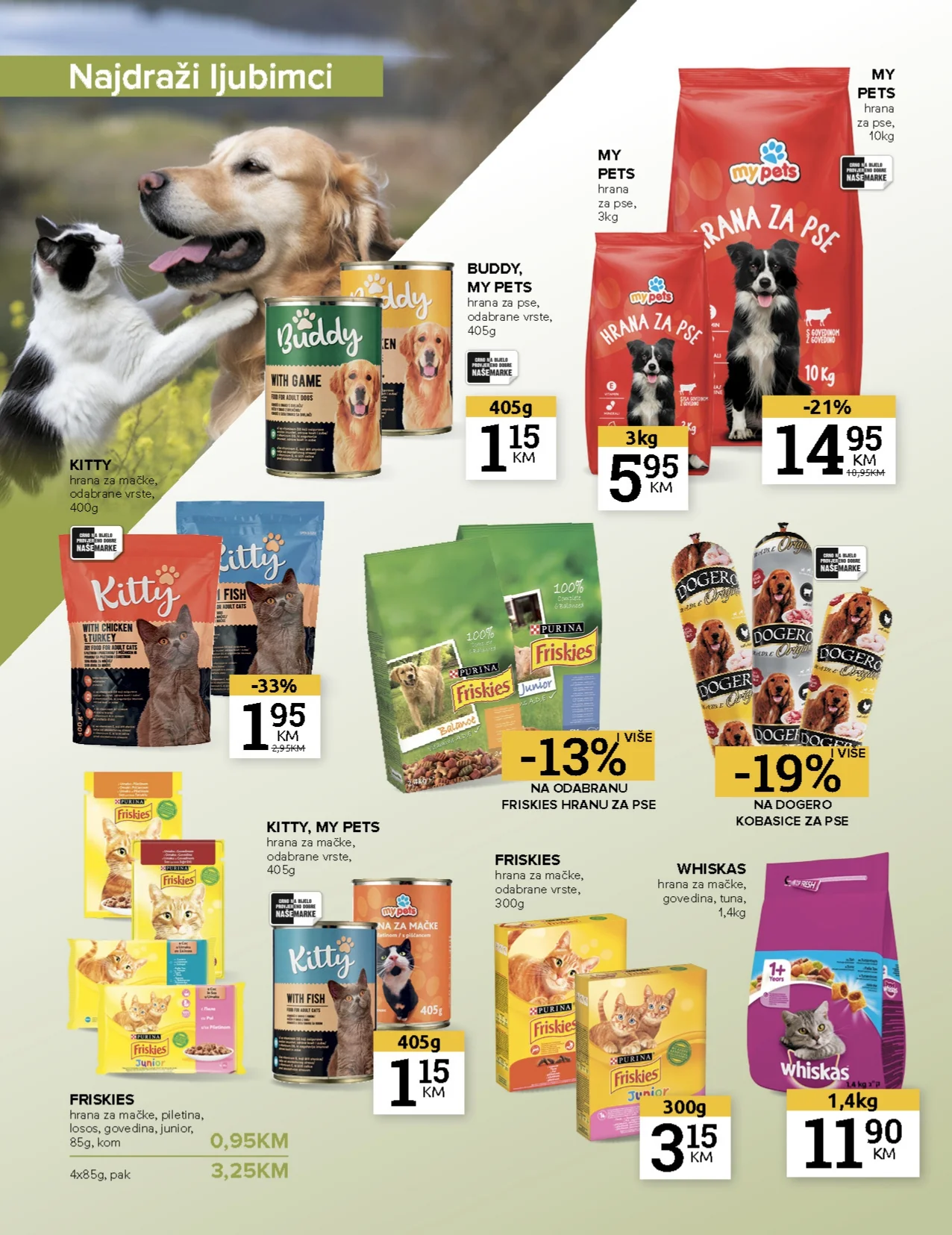 Konzum KUĆNI LJUBIMCI – akcija do 26.5.2025.