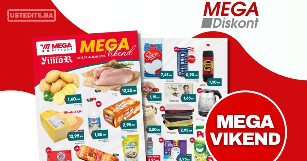 Mega Diskont vikend akcija 15-18.5.2025.