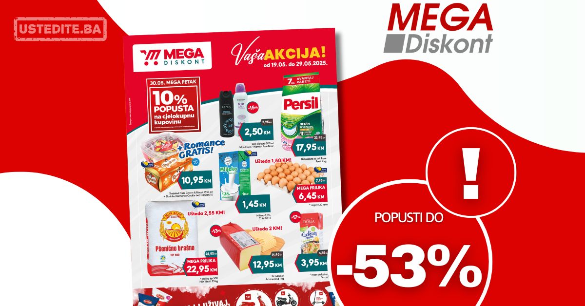 Mega Diskont katalog 19-29.5.2025.