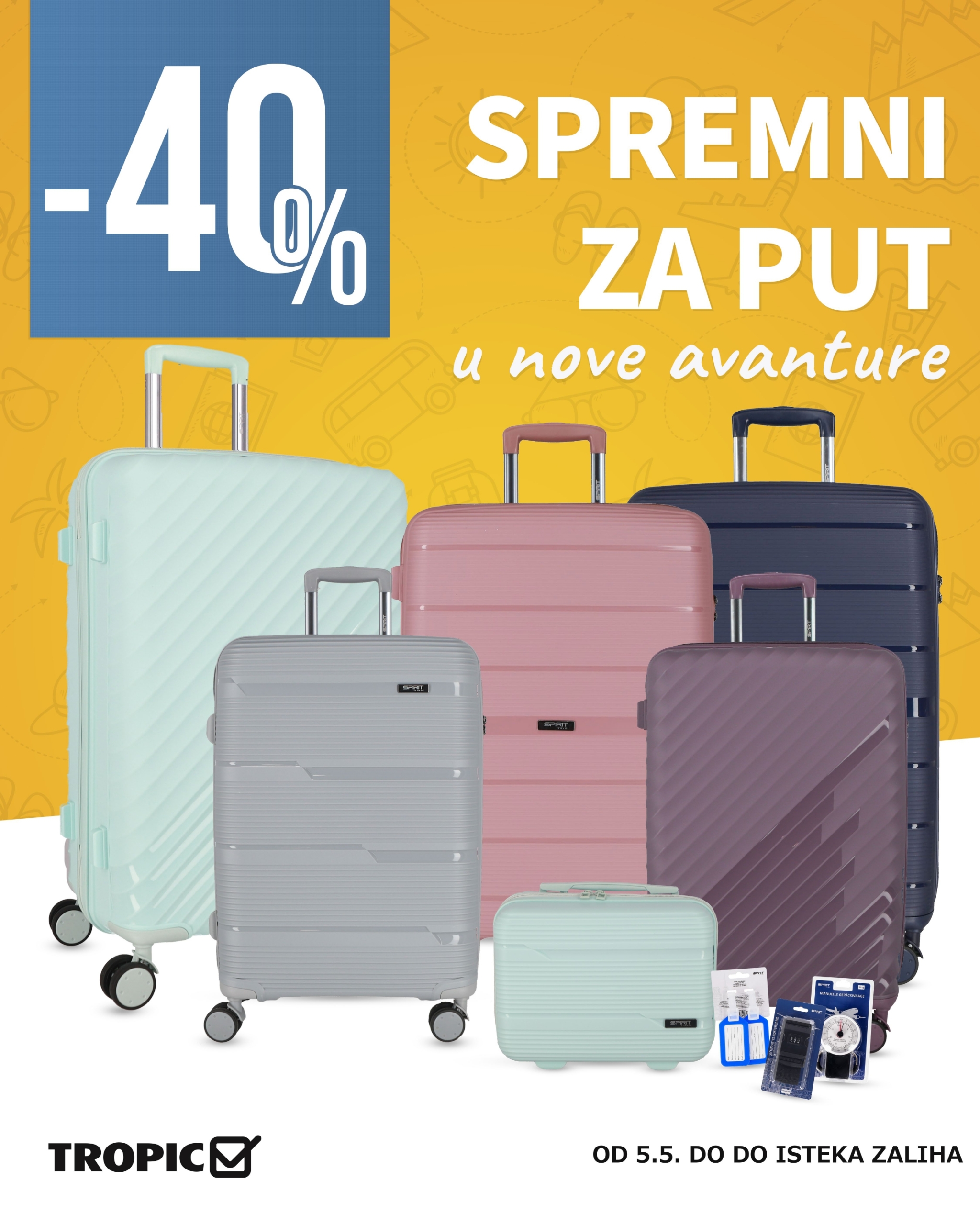 Tropic katalog KOFERI 5.5.2025 do isteka zaliha