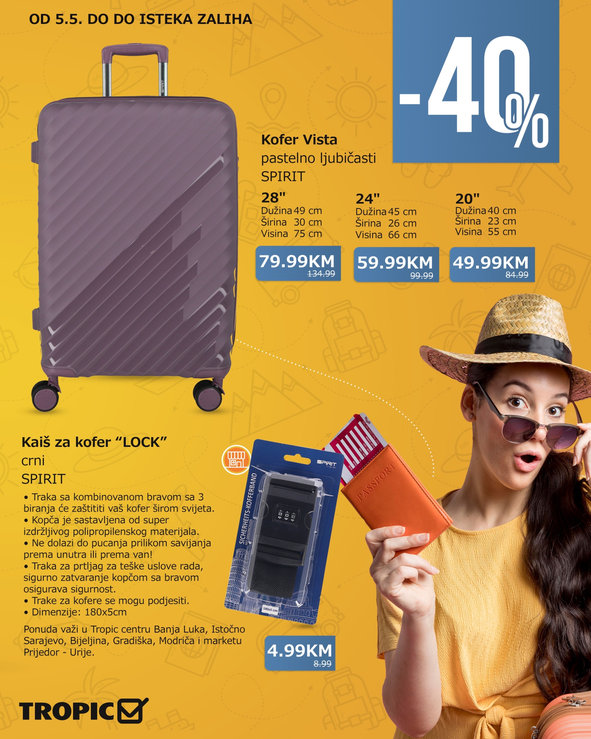 Tropic katalog KOFERI 5.5.2025 do isteka zaliha