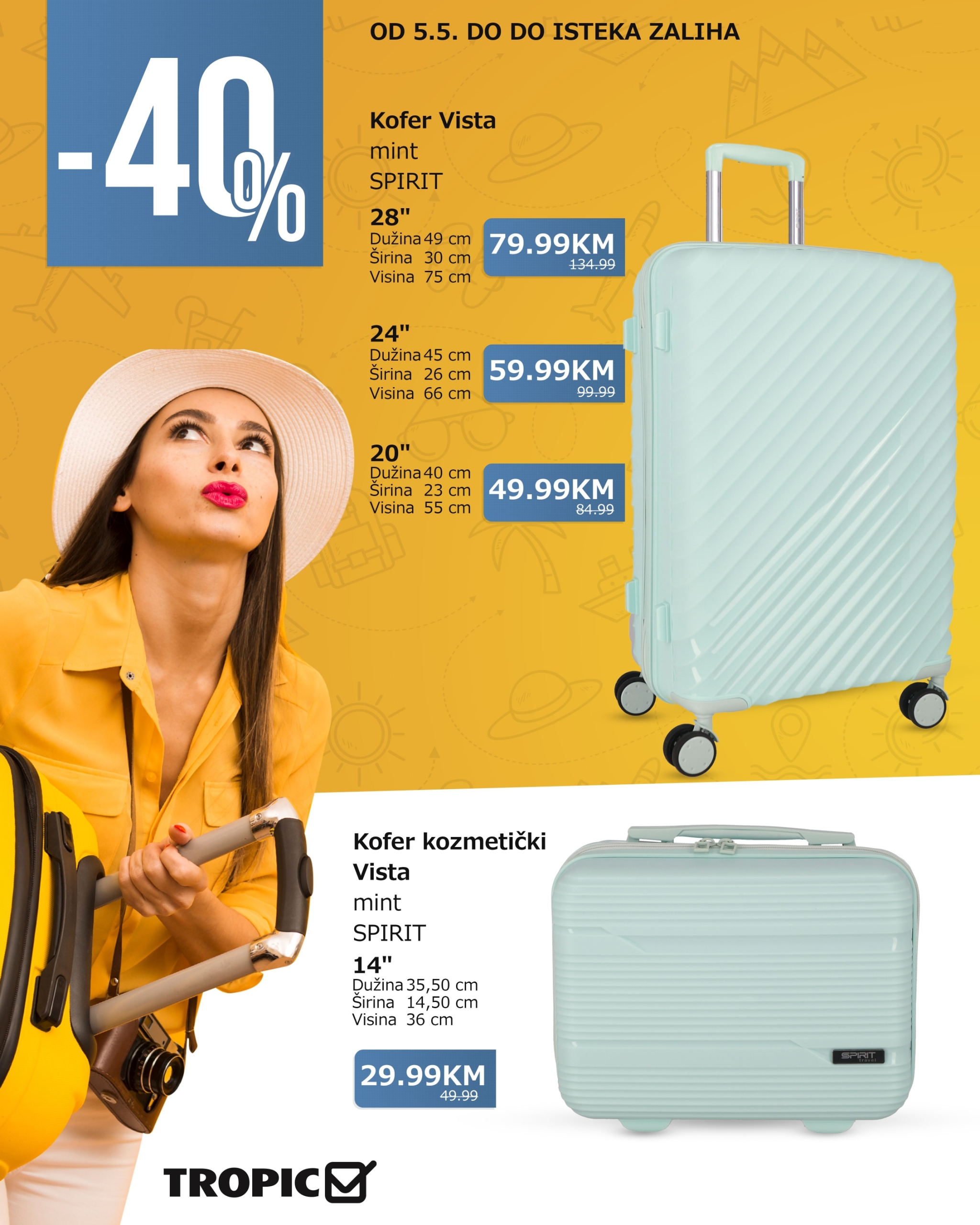 Tropic katalog KOFERI 5.5.2025 do isteka zaliha