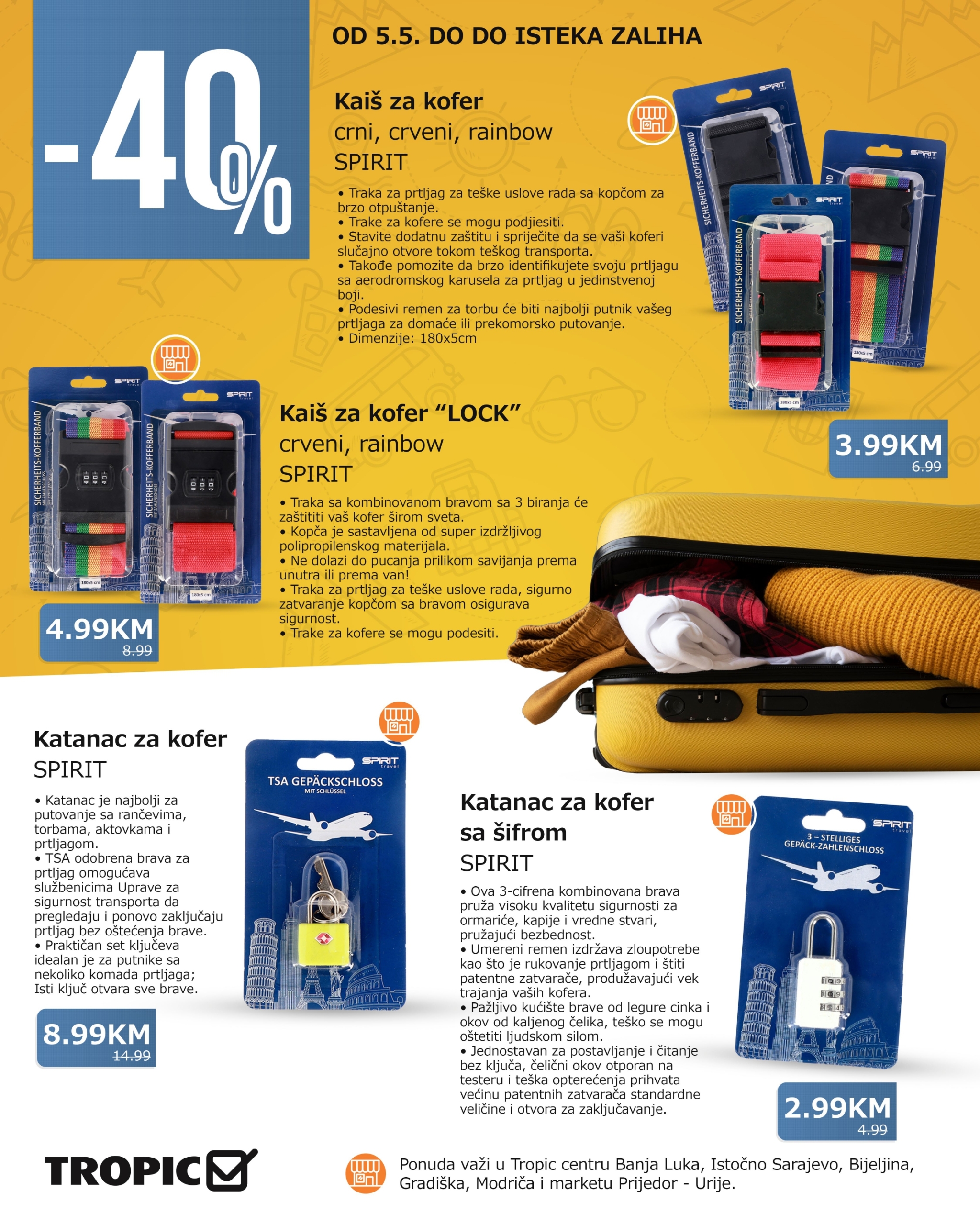 Tropic katalog KOFERI 5.5.2025 do isteka zaliha