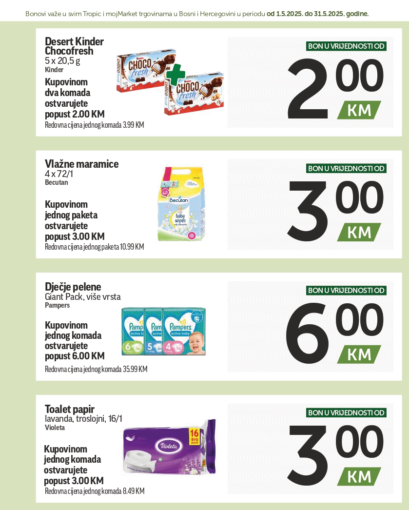 Tropic katalog SUPER BONBONJERA 1-31.5.2025.