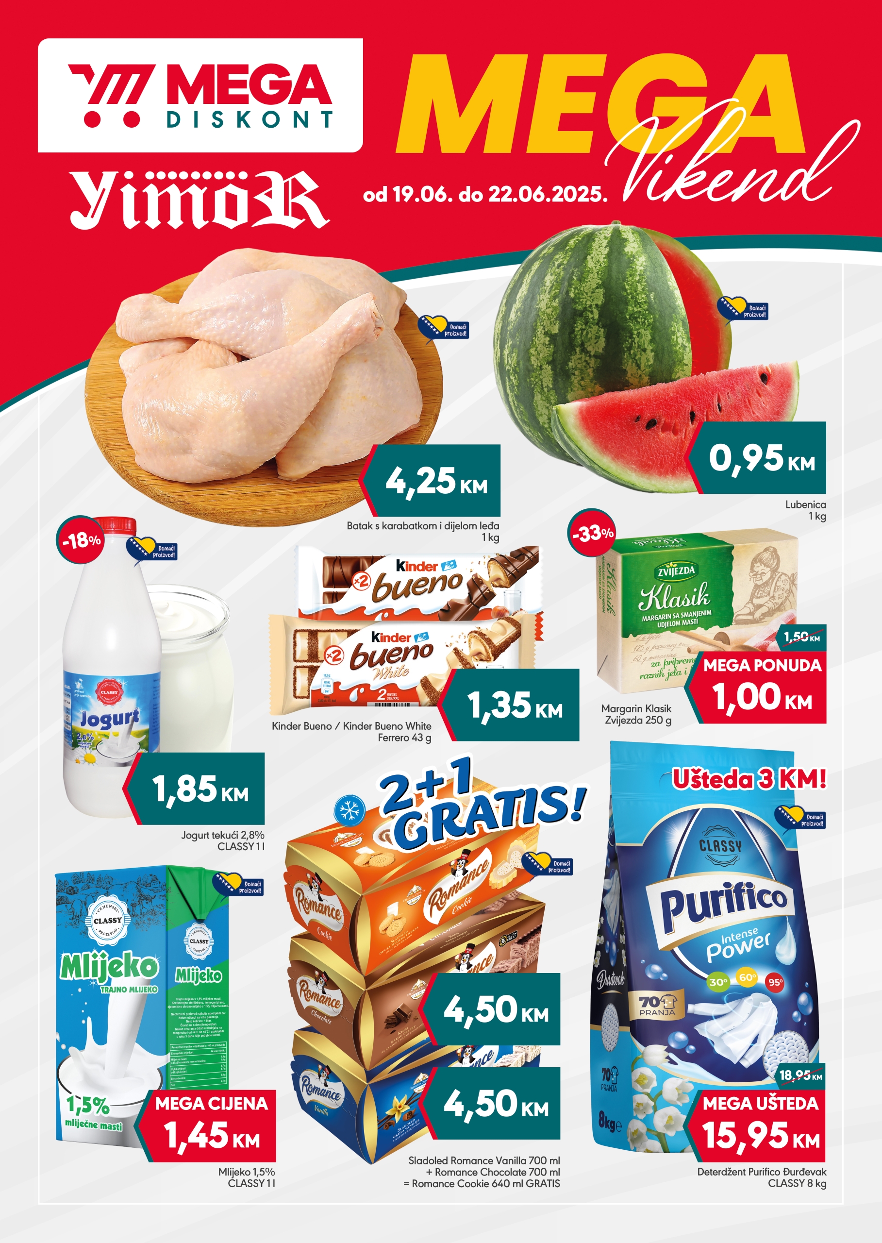 Mega Diskont vikend akcija 19-22.6.2025.