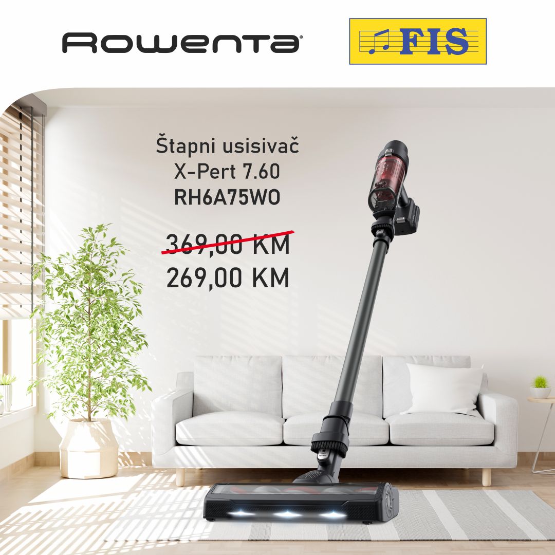 Fis akcija TEFAL & ROWENTA – sniženje do 30.6.2025.