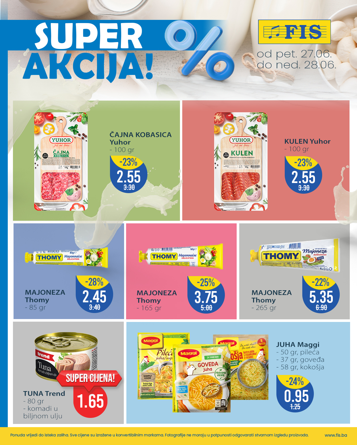 Fis vikend akcija 27-28.6.2025.