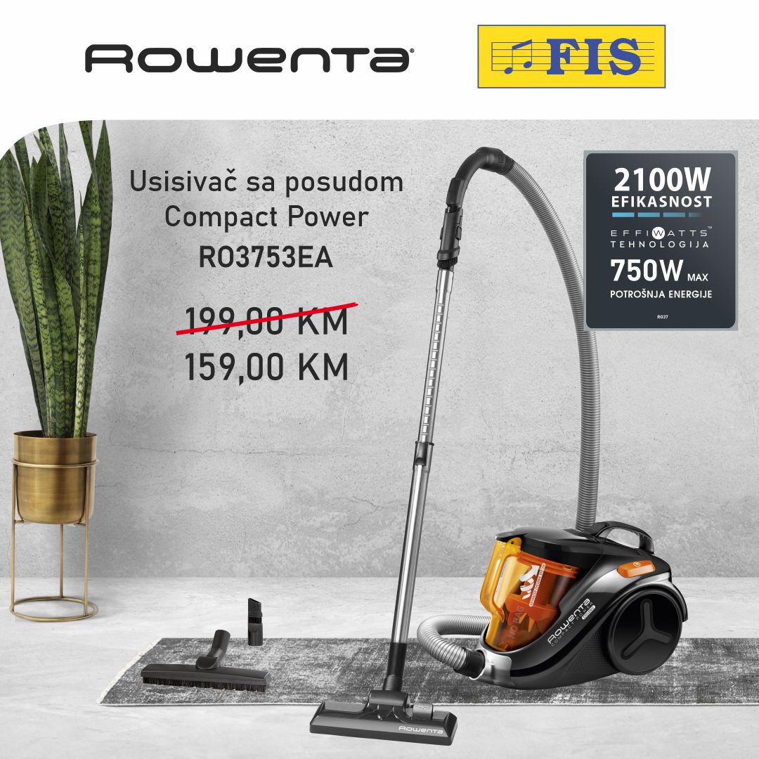 Fis akcija TEFAL & ROWENTA – sniženje do 30.6.2025.