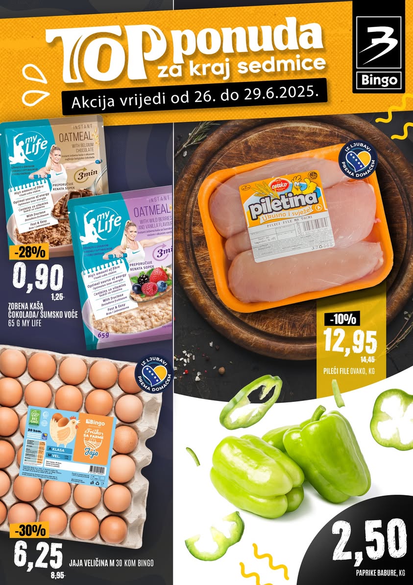 Bingo vikend akcija 26-29.6.2025.
