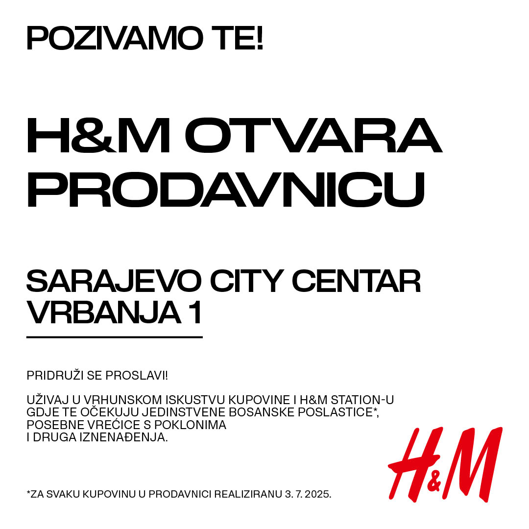 H&M Sarajevo VELIKO OTVORENJE 