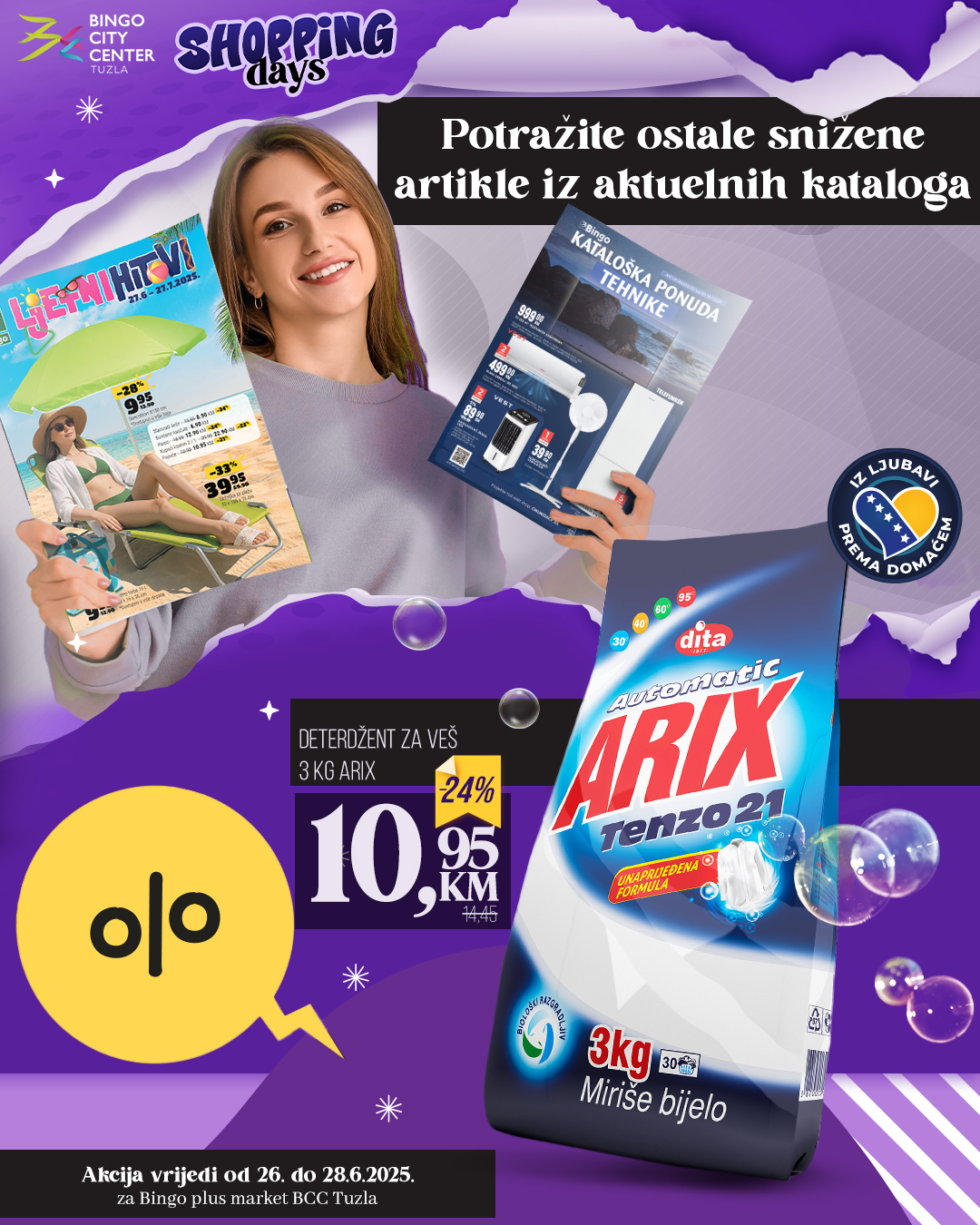 Bingo City Center Tuzla SHOPPING DAYS 16-18.6.2025.