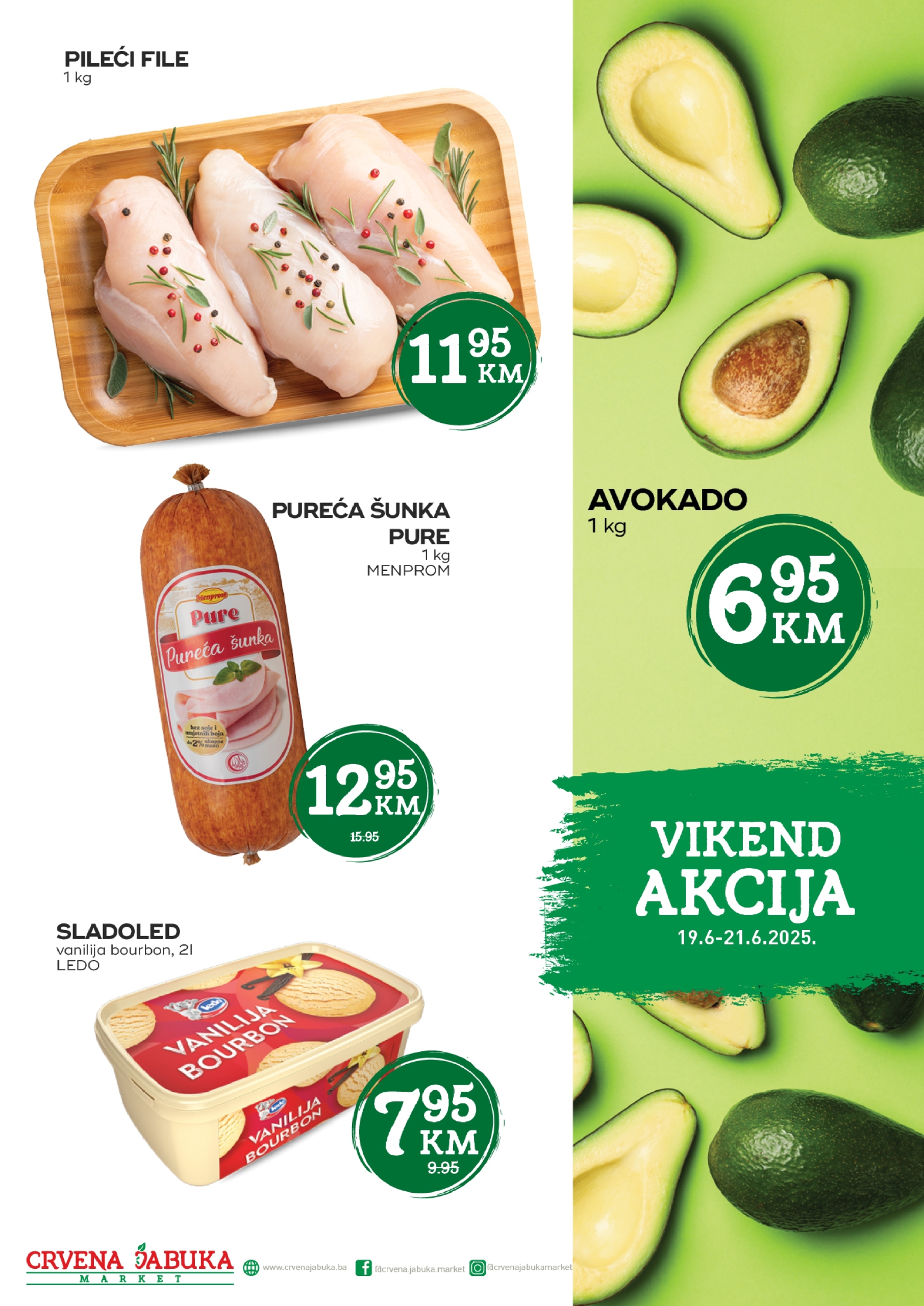 Crvena jabuka vikend akcija 19-21.6.2025.