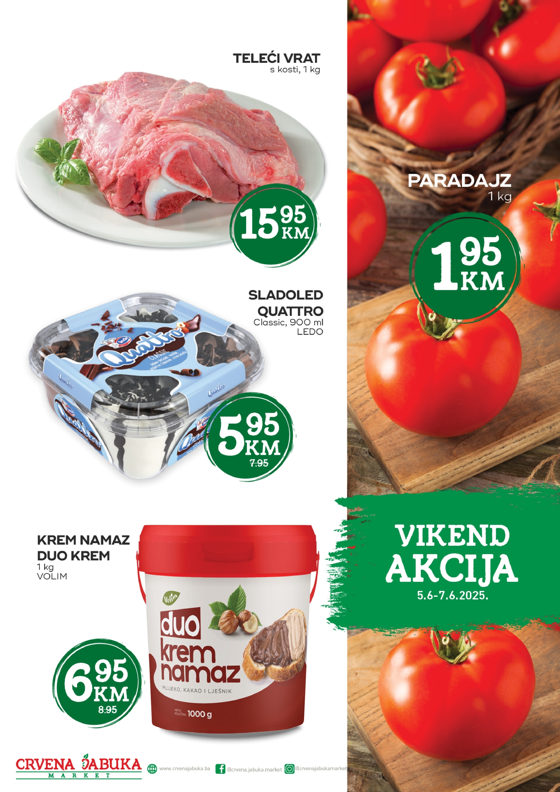 Crvena jabuka vikend akcija 5-7.6.2025.