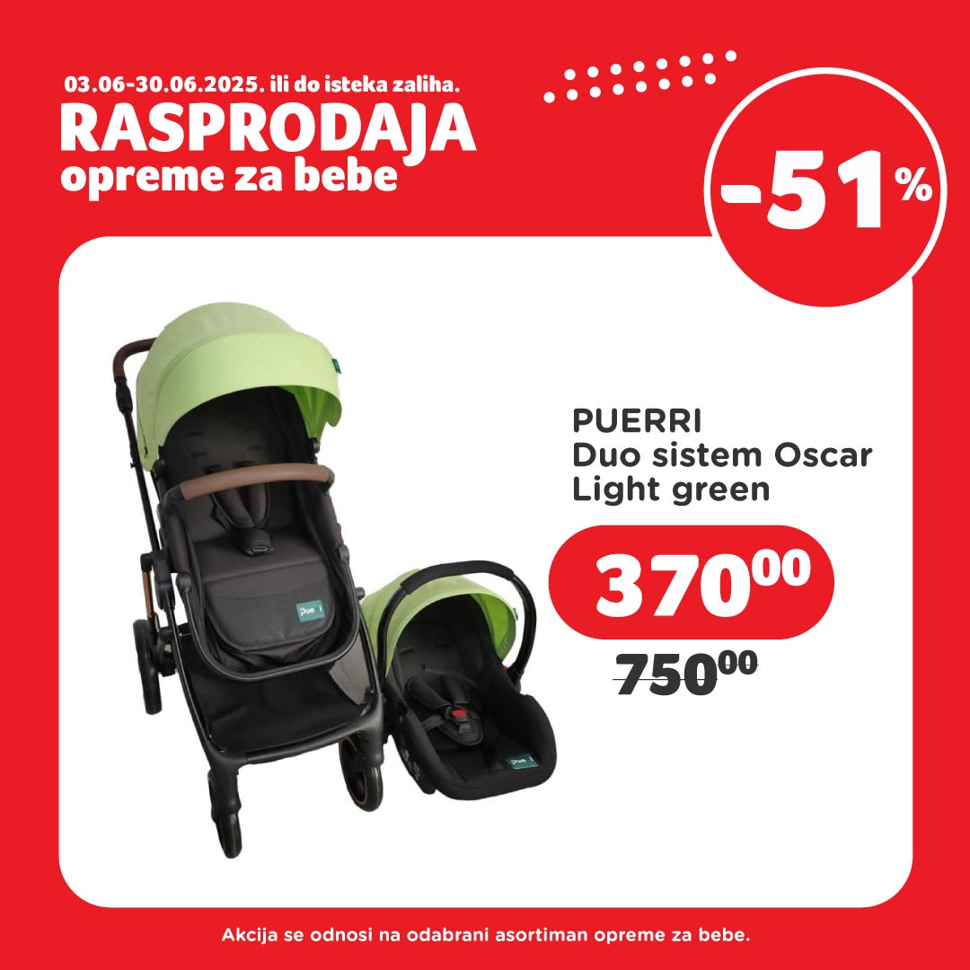 Aksa RASPRODAJA opreme za bebe