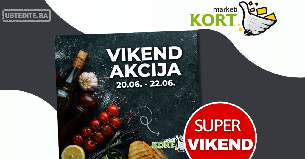 Kort vikend akcija 20-22.6.2025.