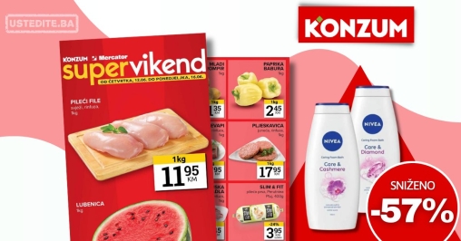 Konzum vikend akcija 12-16.6.2025.