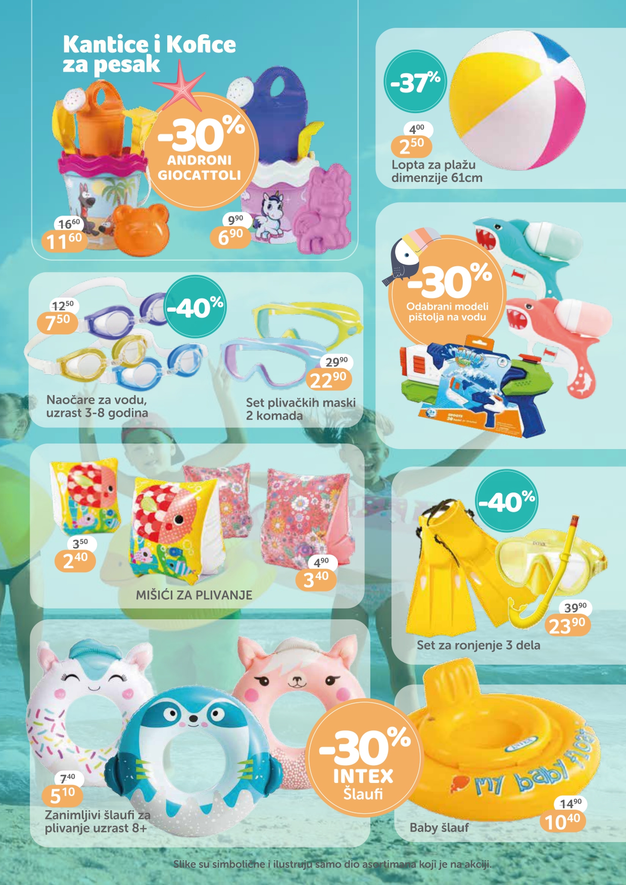 Aksa katalog IDEMO NA PLAŽU 20.6-31.07.2025.