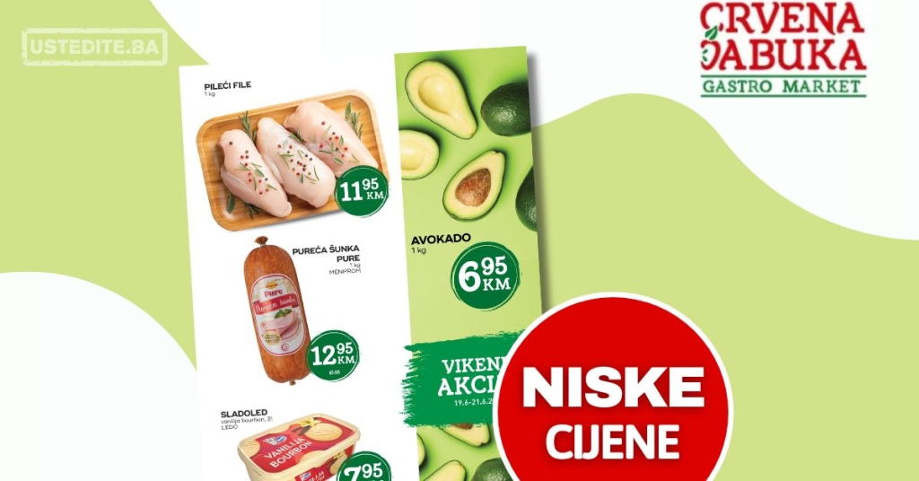 Crvena jabuka vikend akcija 19-21.6.2025.