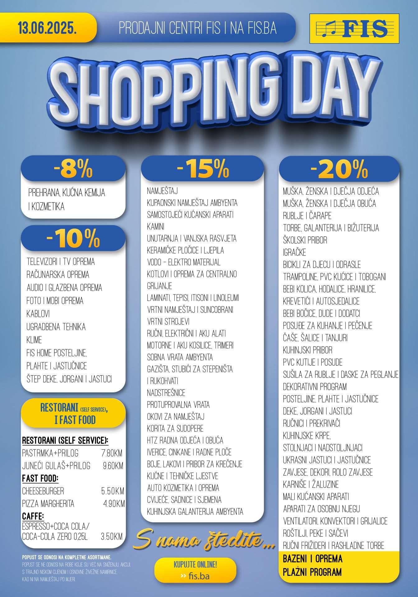 Fis SHOPPING DAY 13.6.2025.