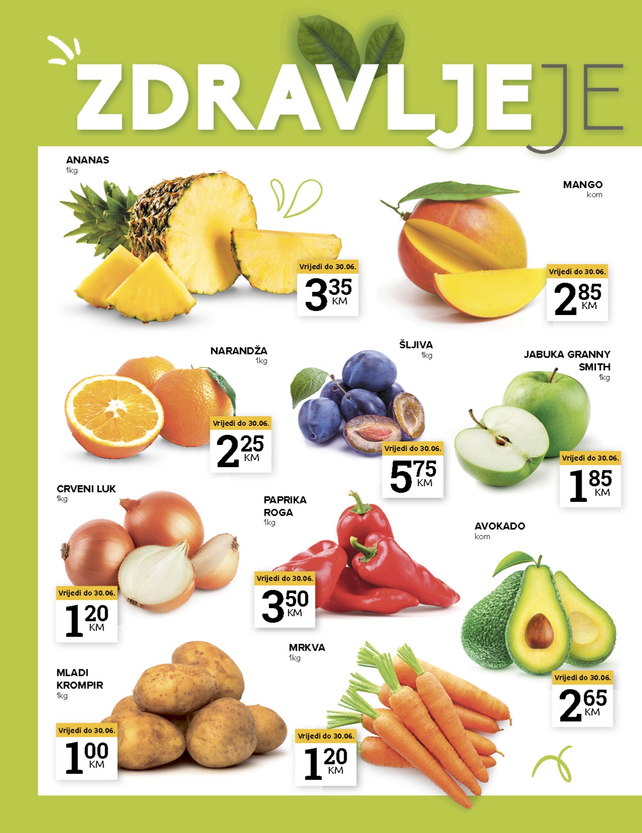 Konzum katalog ZDRAVE NAMIRNICE 24.6-7.7.2025.