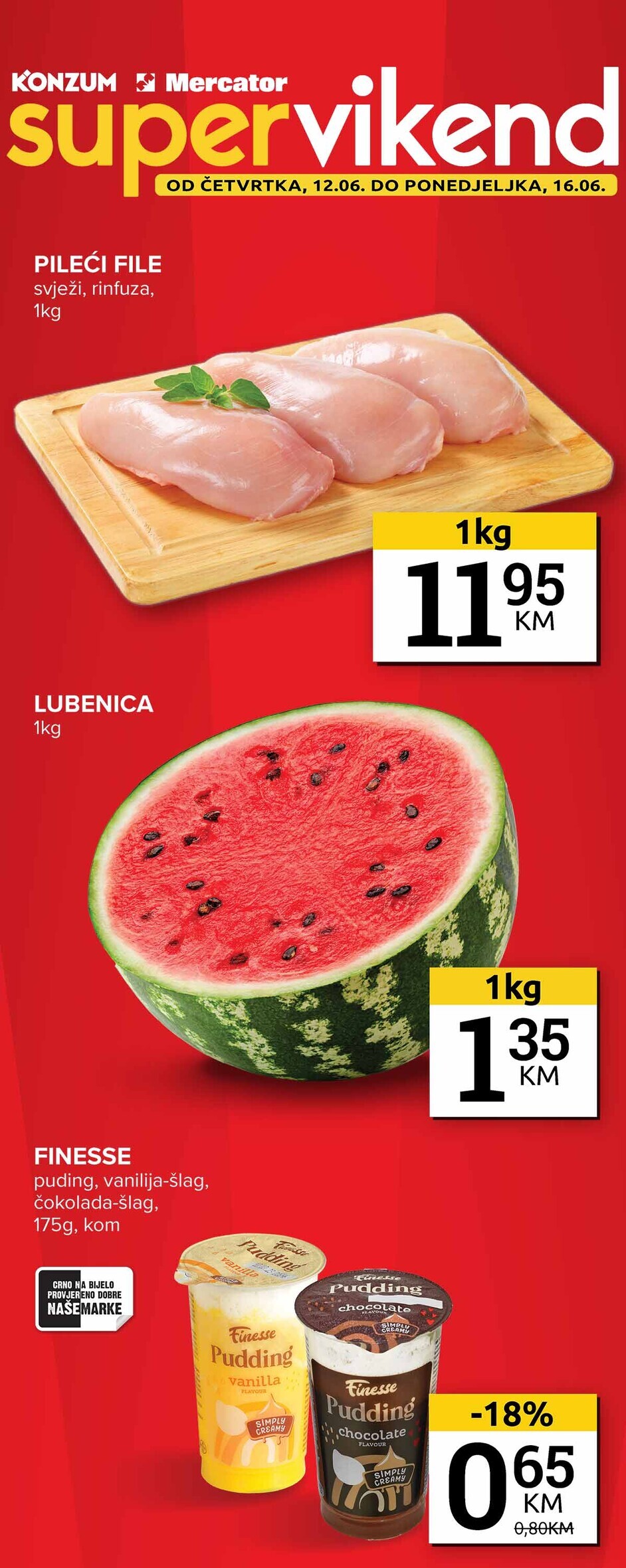 Konzum vikend akcija 12-16.6.2025.