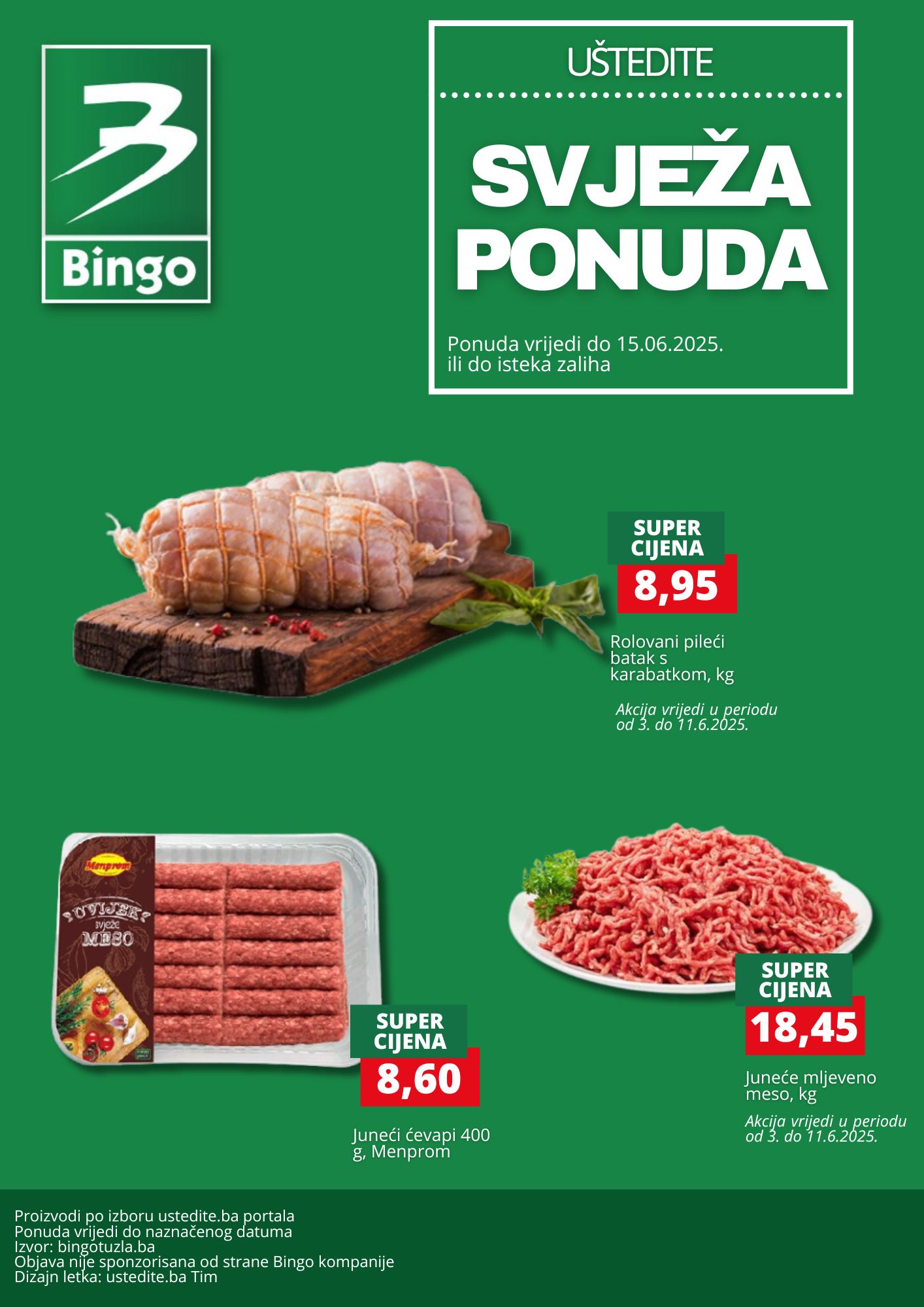 Bingo akcija SVJEŽE MESO