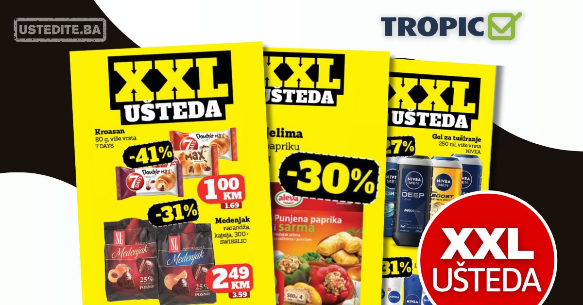 Tropic XXL ušteda