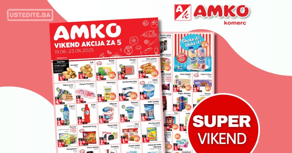 Amko vikend akcija 19-23.6.2025.