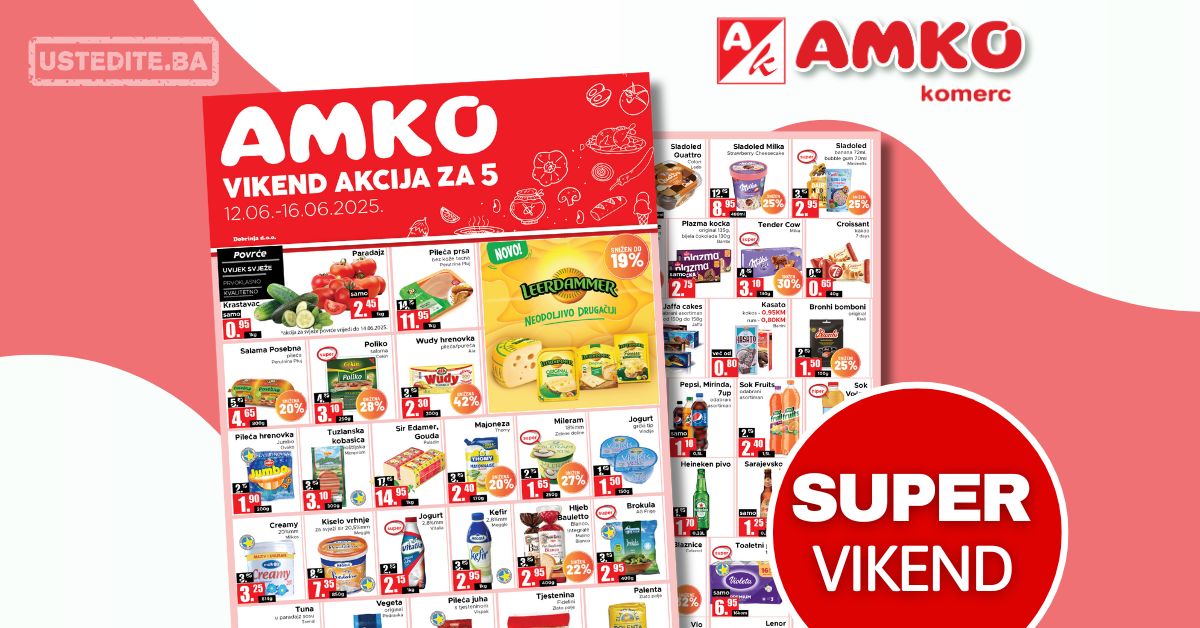 Amko vikend akcija 12-16.6.2025.