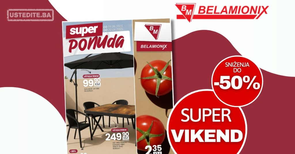 Belamionix vikend akcija 19-22.6.2025.