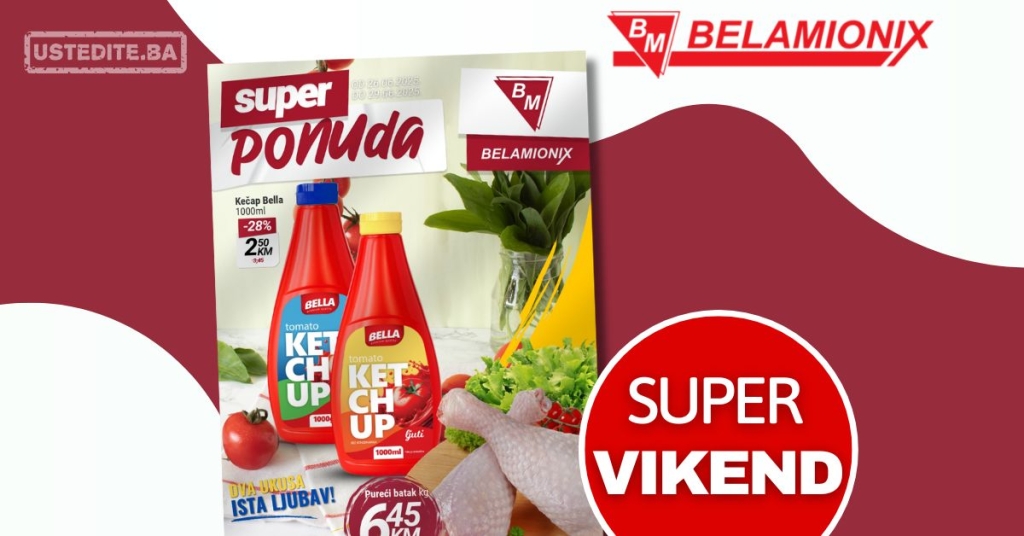 Belamionix vikend akcija 26-29.6.2025.