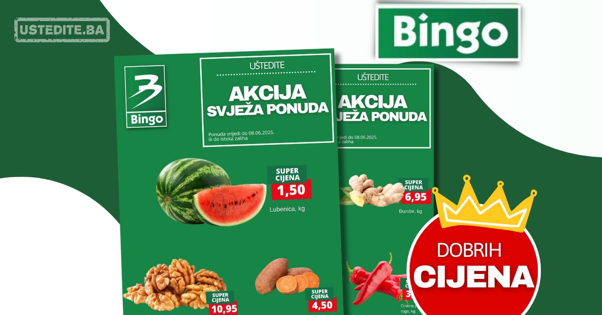 Bingo akcija voće i povrće
