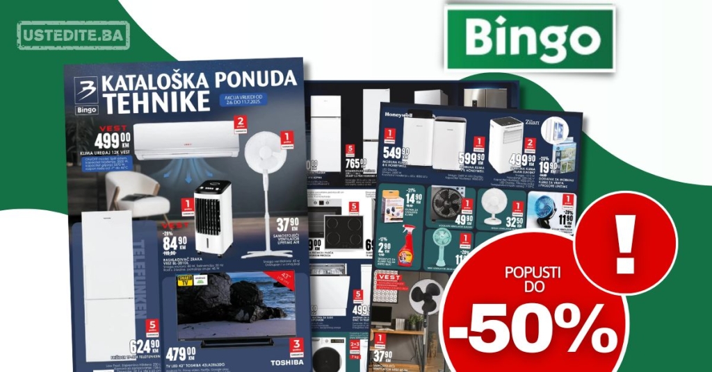 Bingo katalog TEHNIKA 2.6-11.7.2025.
