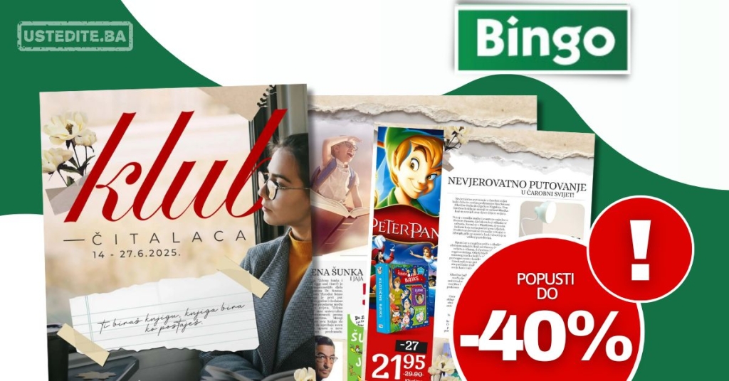 Bingo katalog KLUB ČITALACA 14-27.6.2025.