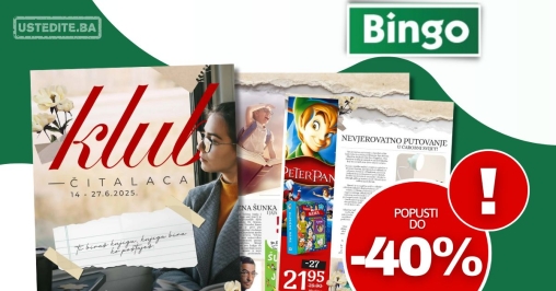 Bingo katalog KLUB ČITALACA 14-27.6.2025.