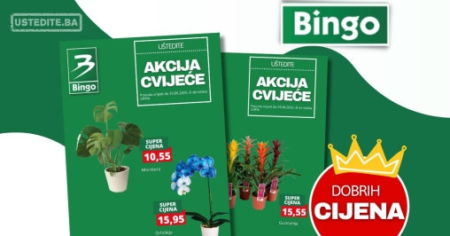 Bingo CVIJEĆE – sniženje do 29.6.2025.