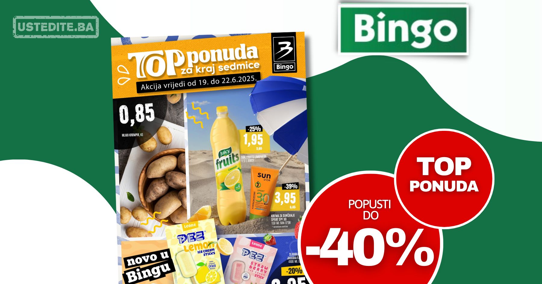 Bingo vikend akcija 19-22.6.2026.