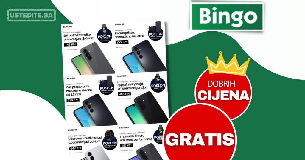 Samsung mobitel + GRATIS