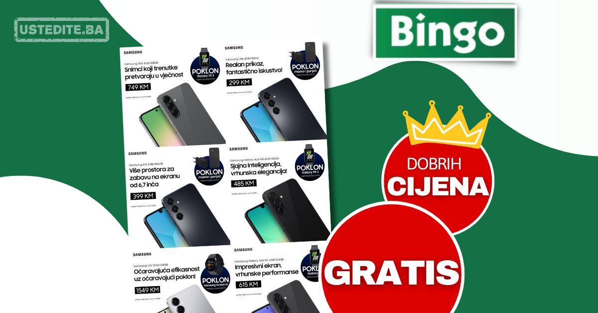 Samsung mobitel + GRATIS