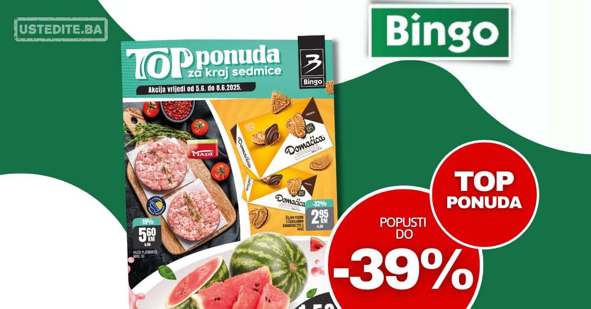 Bingo vikend akcija 5-8.6.2025.