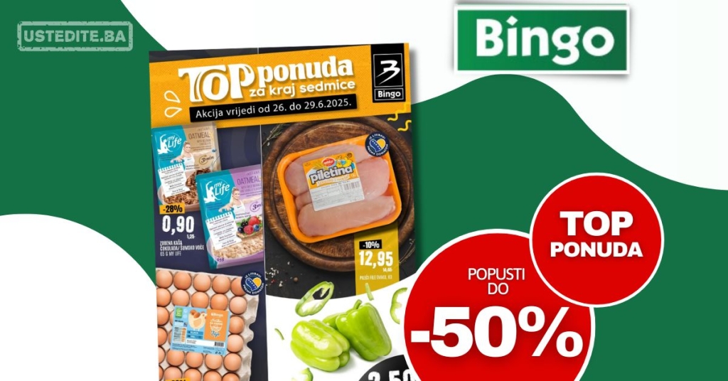 Bingo vikend akcija 26-29.6.2025.