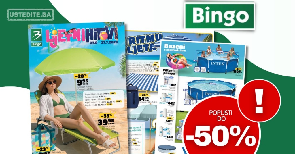 Bingo katalog LJETNI HITOVI 27.6-27.7.2025.
