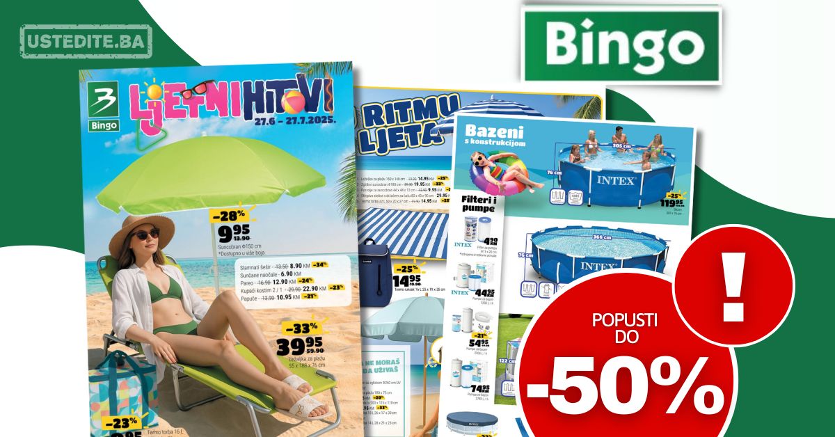 Bingo katalog LJETNI HITOVI 27.6-27.7.2025.