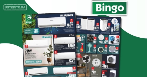 Bingo akcija – Klime i ventilatori - akcija do 11.7.2025.