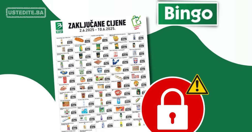 Bingo ZAKLJUČANE CIJENE