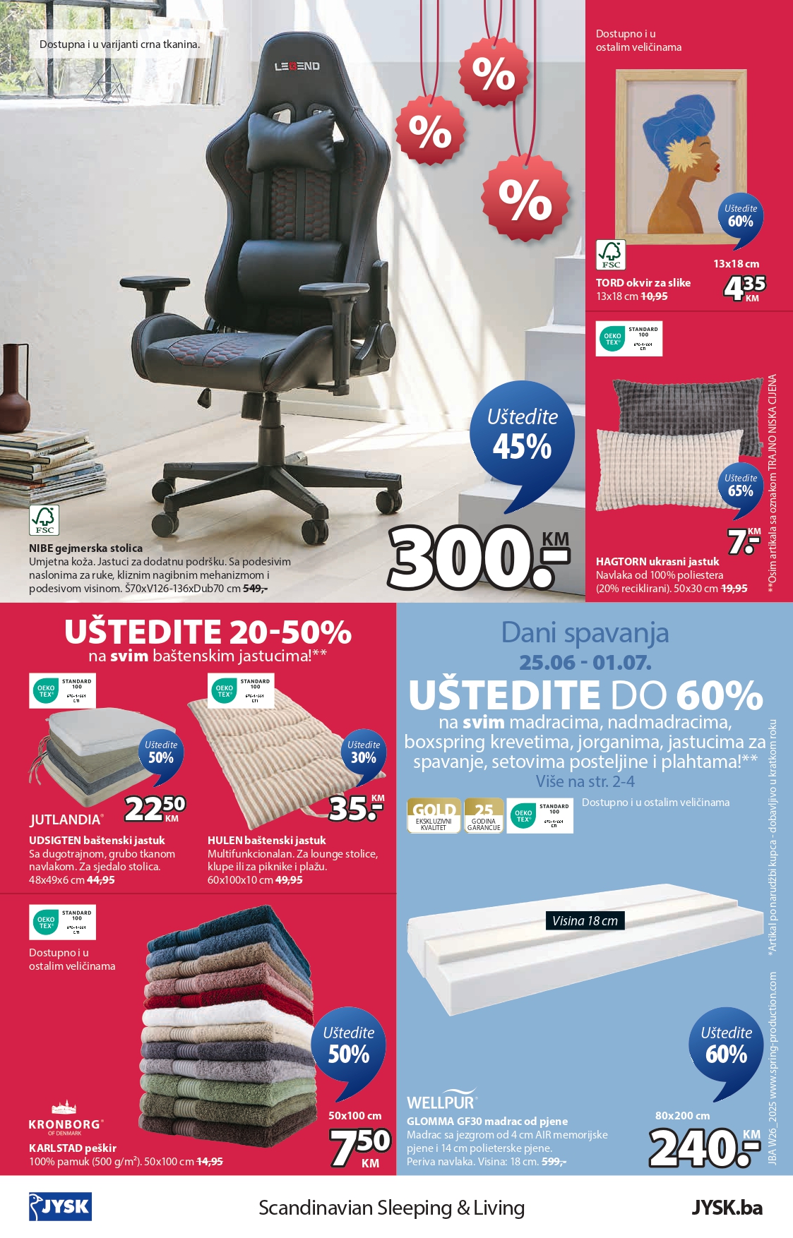 Jysk katalog RASPRODAJA 25.6-8.7.2025.