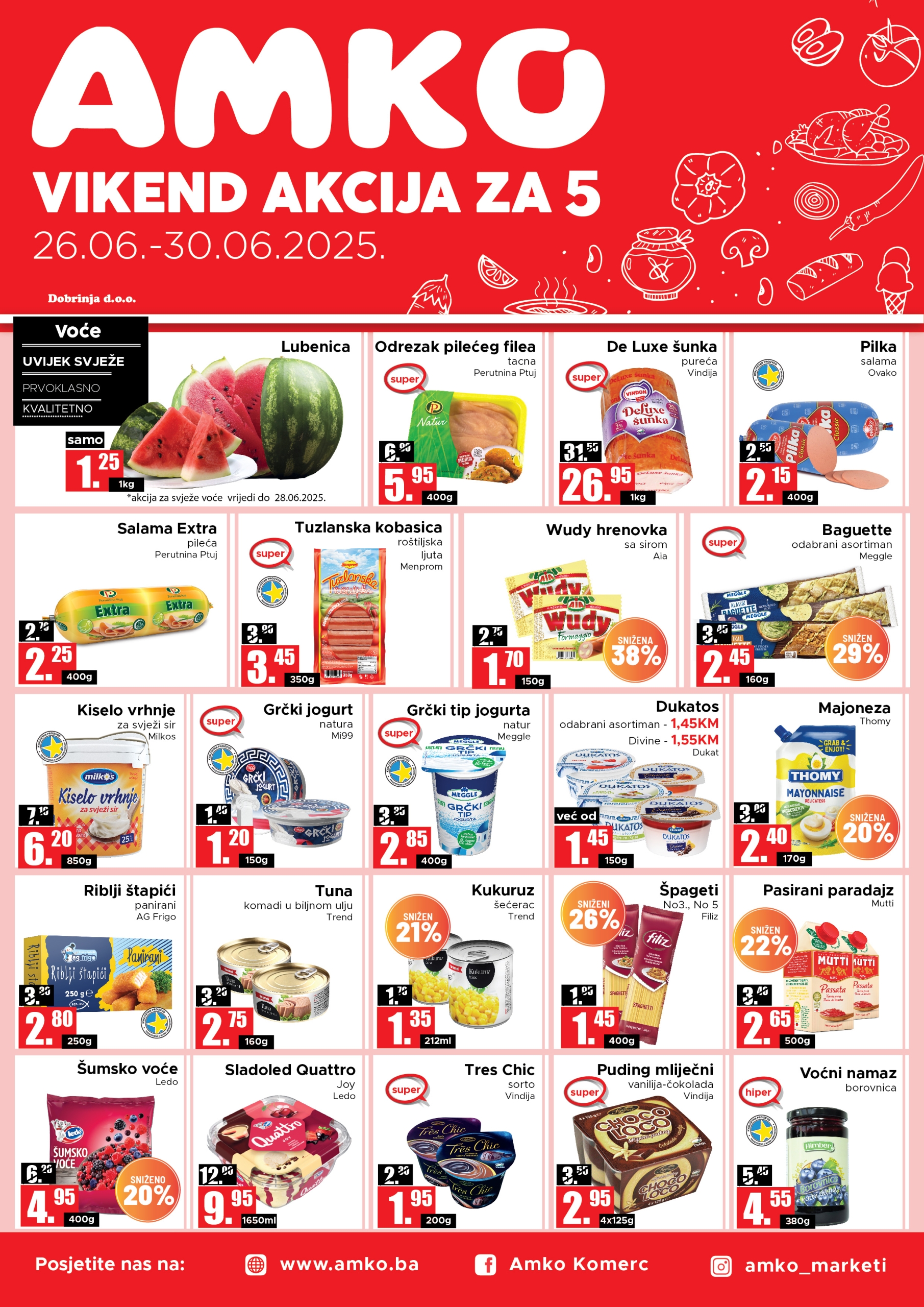 Amko vikend akcija 26-30.6.2025.